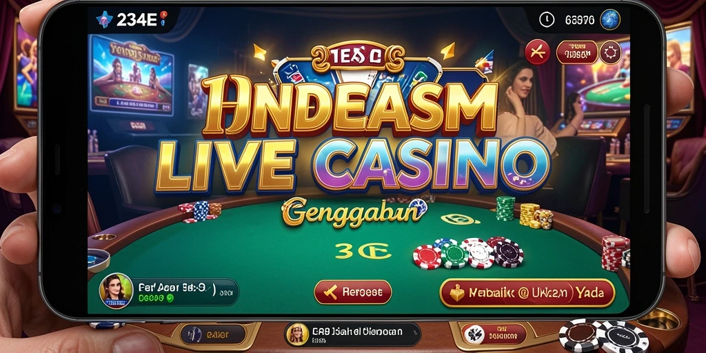Tampilan gameplay yang menarik di aplikasi Live Casino.