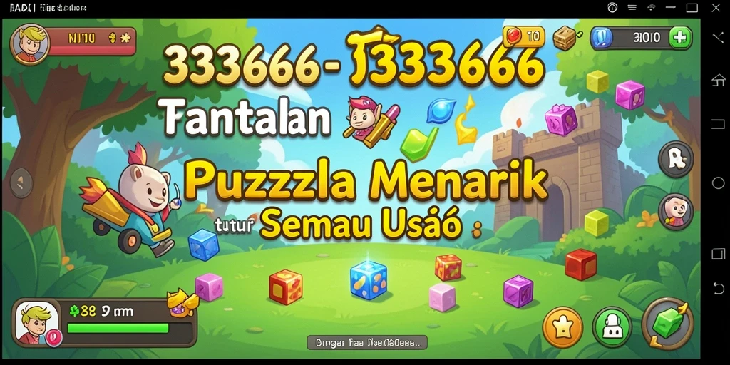 Screenshot gameplay Puzzle yang menarik dari 333666.