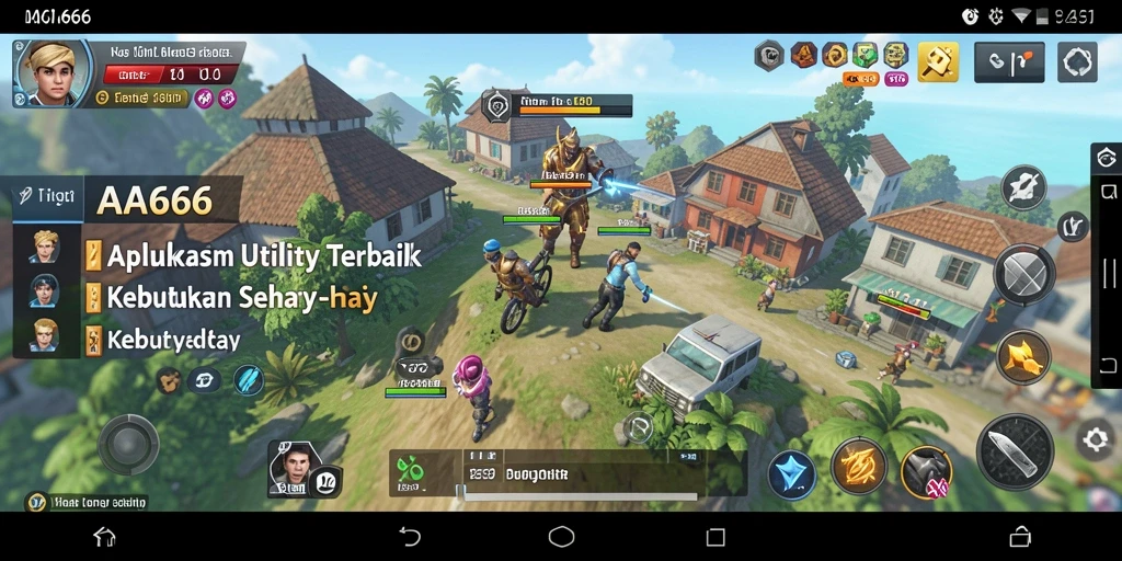 Tampilan antarmuka yang intuitif dari AA666 untuk manajemen Utility.