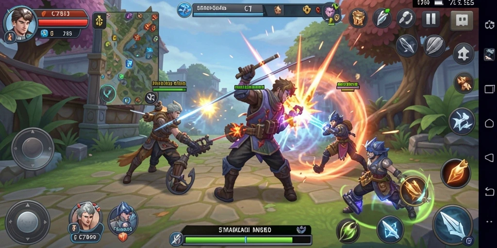 Tampilan gameplay C789 yang menegangkan dan strategis.