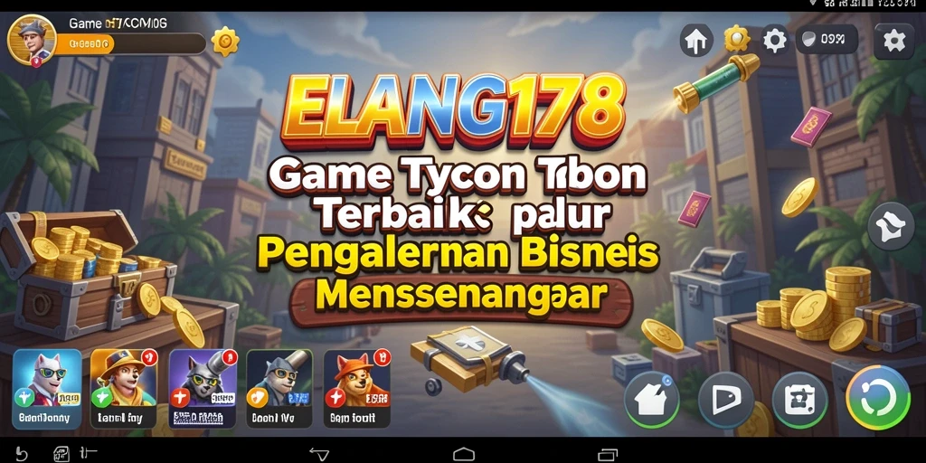 Beragam gameplay Tycoon yang menarik dan menantang.