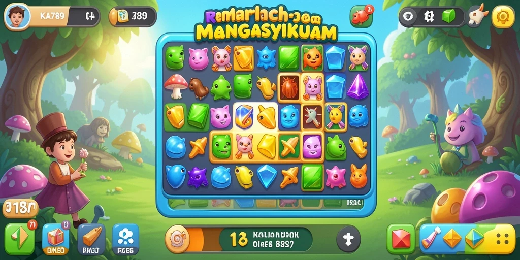 Tampilan gameplay seru dalam KA789 yang penuh warna.