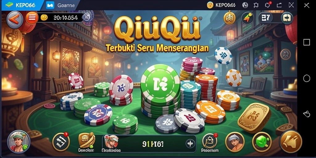 Screenshot KEPO66 menampilkan gameplay seru QiuQiu.