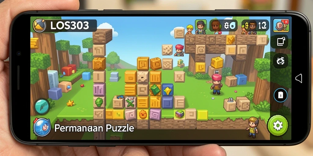 Screenshot gameplay <strong>LOS303</strong> yang menampilkan tantangan Puzzle yang seru.
