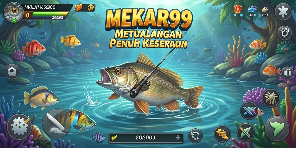 Gameplay menarik di MEKAR99 tentang memancing ikan dengan grafis menawan.
