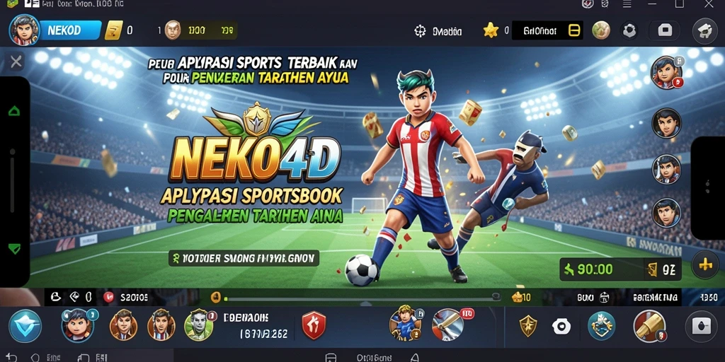 Tampilan gameplay NEKO4D yang menarik dan interaktif untuk taruhan olahraga.