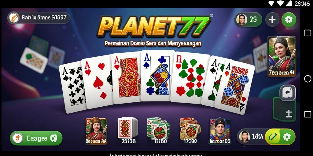 Tangkapan layar gameplay Domino yang seru dan interaktif.