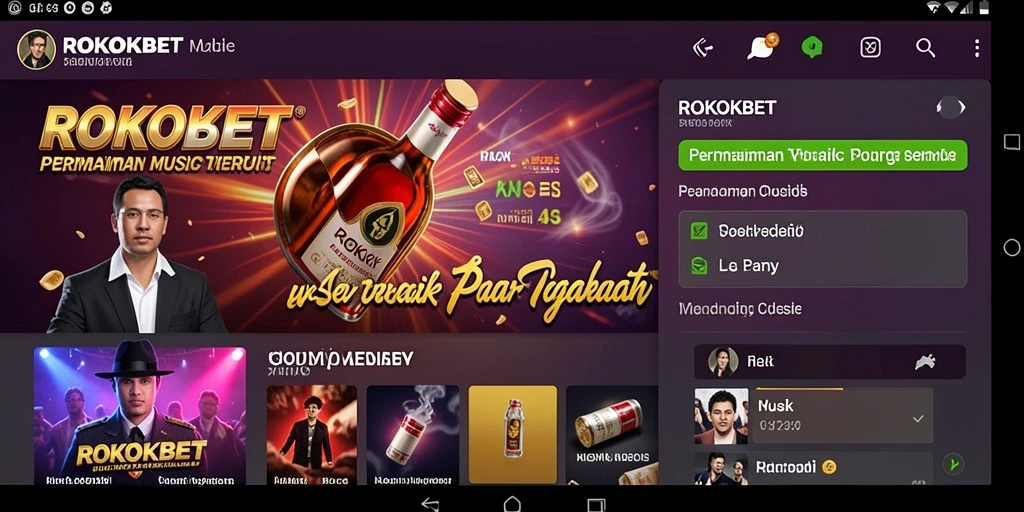 Tampilan gameplay ROKOKBET yang seru dan interaktif.