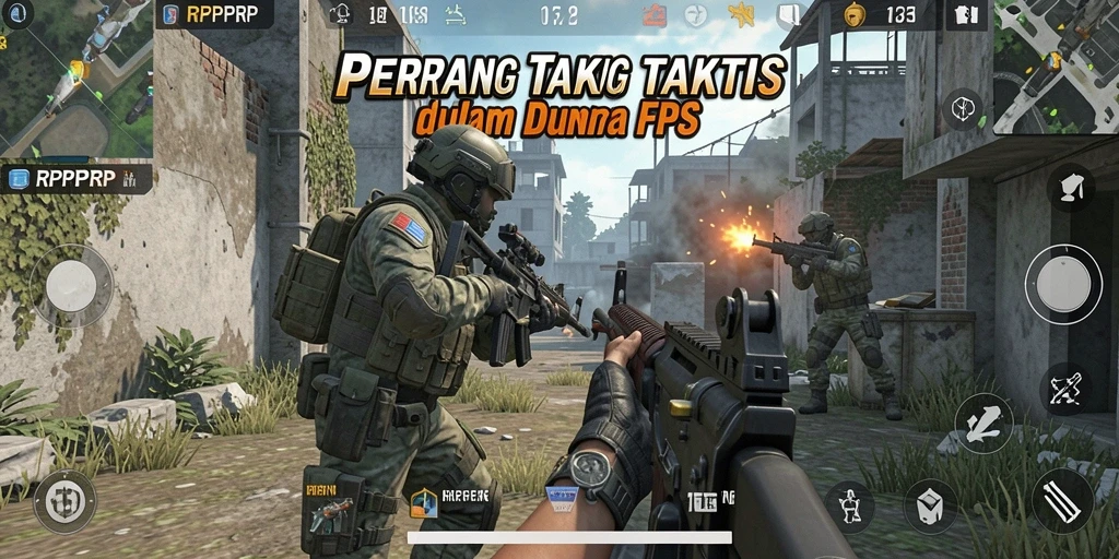 Tangkapan layar menunjukkan pertempuran intens dalam RPRPRP.