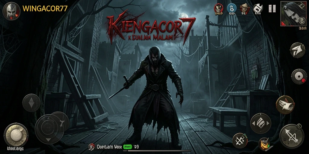 Tampilan gameplay menyeramkan yang penuh ketegangan di WINGACOR77.